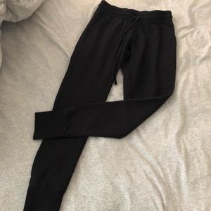 Free People black joggers